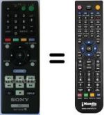 Telecomando equivalente Sony BDP-S483
