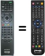 Telecomando equivalente Sony KDL-32EX420