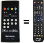 Telecomando equivalente Telefunken MP142S