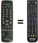 Telecomando equivalente Samsung AA59-00007B