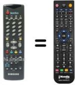 Telecomando equivalente Samsung AA59-00107B