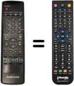 Telecomando equivalente Samsung AA59-10075J