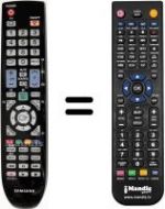 Telecomando equivalente Samsung LE46B650T2W/XXC