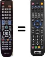 Telecomando equivalente Samsung LE37B650T2P/XZG