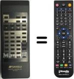 Telecomando equivalente Sansui RS-1520
