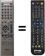 Telecomando equivalente Sanyo CE32LD6BKC