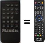 Telecomando equivalente Sharp RRMCG0549CESA