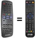 Telecomando equivalente Sharp RRMC-GA006WJSA