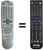 Telecomando equivalente Sharp RRMC-GA026WJSA