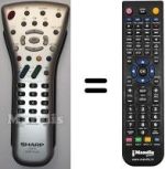 Telecomando equivalente Sharp LC32P55E