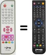 Telecomando equivalente Telefunken 8327