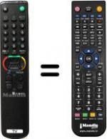 Telecomando equivalente Sony KVM-1450E
