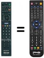 Telecomando equivalente Sony KDL-26V4710