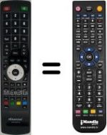 Telecomando equivalente Hisense LHDN32W12EU
