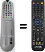 Telecomando equivalente LG RL28CZ10RX