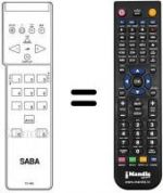 Telecomando equivalente Saba 85ES895PIP