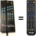 Telecomando equivalente Brionvega QUADRO228