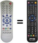 Telecomando equivalente Amstrad TV21EC4