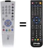 Telecomando equivalente Grundig M72-420 DOLBY