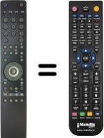 Telecomando equivalente Grundig VISION326 3931T 2