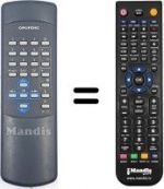 Telecomando equivalente F.E.T. TP 711