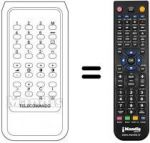 Telecomando equivalente Irradio 19SERIES