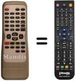Telecomando equivalente REMCON1065
