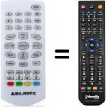 Telecomando equivalente MAJESTIC TVD-934 TFT