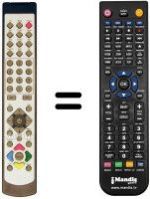 Telecomando equivalente REMCON672