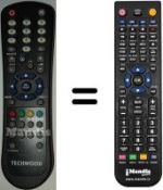 Telecomando equivalente Techwood TH1909BT