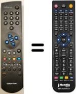 Telecomando equivalente Grundig ST84-899 DOLBY