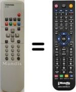Telecomando equivalente Toshiba 28H14PIP