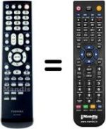 Telecomando equivalente Toshiba 19CV100U
