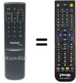 Telecomando equivalente CT-9736