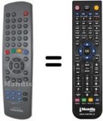 Telecomando equivalente Toshiba 23306175