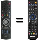 Telecomando equivalente Toshiba 23306326