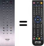 Telecomando equivalente Toshiba 20VL43P