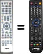 Telecomando equivalente Toshiba 19DV734G