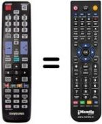 Telecomando equivalente Samsung UE40D6100