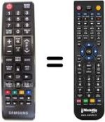 Telecomando equivalente Samsung REMCON088