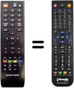 Telecomando equivalente United LED28X16