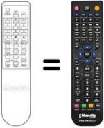 Telecomando equivalente Amstrad VCR3002