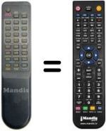 Telecomando equivalente Fidelity VCR3200