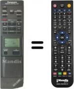 Telecomando equivalente Panasonic VEQ1100