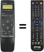Telecomando equivalente Panasonic NV-SD44