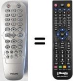 Telecomando equivalente Philips VR750