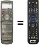 Telecomando equivalente Daewoo DVR-G892 HIFI