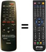 Telecomando equivalente Toshiba V204G