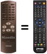 Telecomando equivalente Toshiba V220W