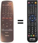 Telecomando equivalente Toshiba V427G